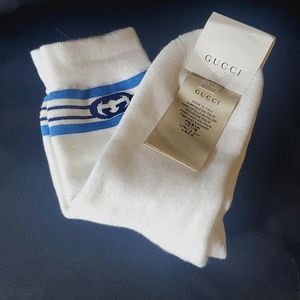Gucci Interlocking G Stripe cotton socks